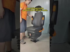 صندلی راننده مرد کامیون M801 صندلی معلق مکانیکی PU پوست سفارشی