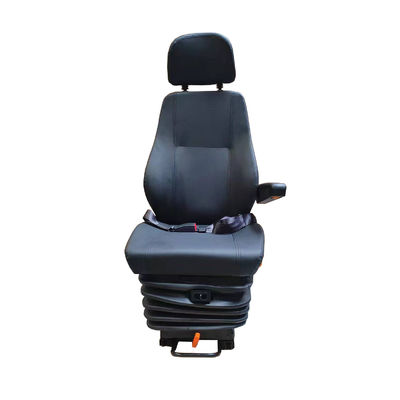 صندلی اتوبوس با تعلیق هوا با کمپرسور 12V/24V صندلی ماشین معدن پارچه سیاه